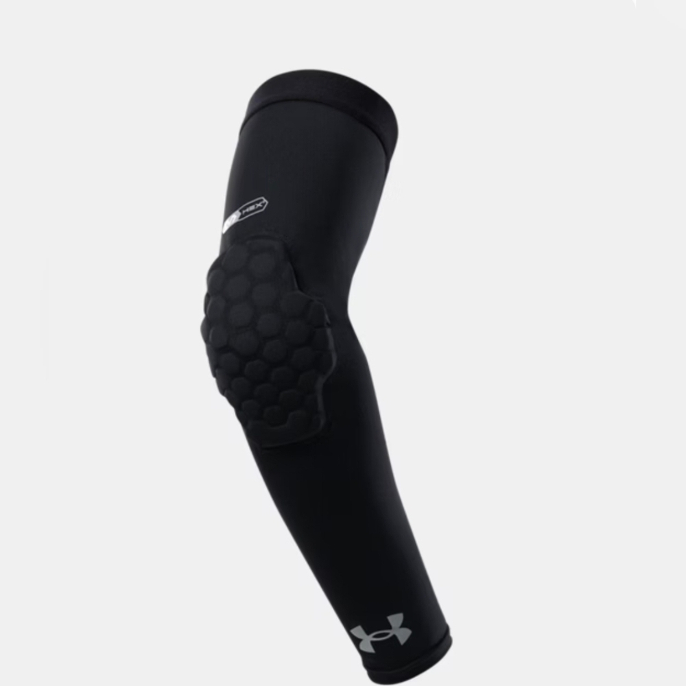 Under Armour Kids Black Volleyball Padded Elbow Sleeve Game